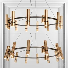 Modern metal chandelier